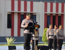 Kegiatan Upacara HSP Ke-95 Diikuti Oleh Pejabat Utama dan Anggota Polresta Pati