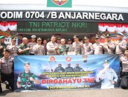 Intip Kejutan HUT Ke-78 TNI dari Kapolres Banjarnegara untuk Dandim 0704