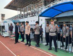 Kompetisi Piala Suratin U-17, Puluhan Personel Polresta Pati Diterjunkan ke Stadion Joyokusumo