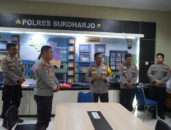Satgasopsda Polda Jateng Supervisi Ops Mantap Brata di Polres Sukoharjo