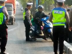 Melawan Arus, Satlantas Polresta Pati Tindak 78 Pelanggar di Jalan Panglima Sudirman