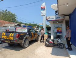 Antisipasi Gangguan Kamtibmas, Polsek Sale Patroli ke Anjungan Tunai Mandiri