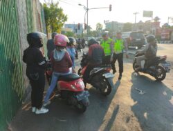 Penindakan Pelanggar Lalu Lintas di Jalan P. Sudirman dan Jalan Sunan Kalijaga