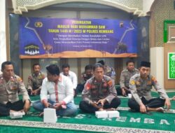 Peringatan Maulid Nabi Muhammad SAW 1445 H Polda Jateng Diikuti Anggota Polres Rembang