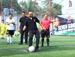 Perkuat Sinergisitas, Polri dan Jurnalis Gelar Seven Soccer