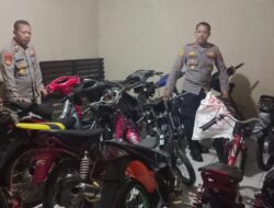 Polisi Sita 11 Motor Knalpot Brong yang Dipakai Balap Liar di Tayu Pati