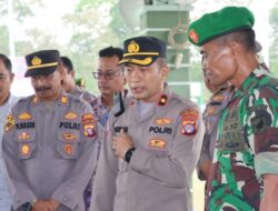 Bentuk Soliditas, Polres Lamandau Rayakan HUT TNI ke 78 di Makodim 1017/LMD