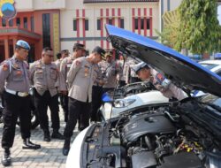 Polresta Pati Lakukan Pengecekan Kendaraan Operasional dalam Operasi Mantap Brata