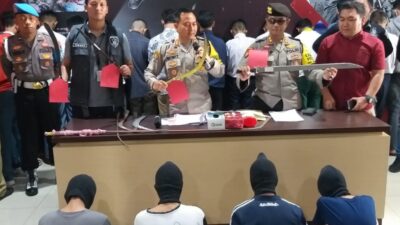 Polrestabes Semarang Gulung Puluhan ABG Pelaku Tawuran Genk Celurit