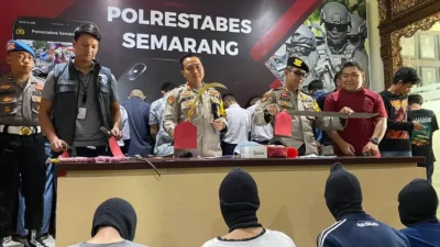 Polrestabes Semarang tangkap 22 “gangster” siswa SMP-SMA