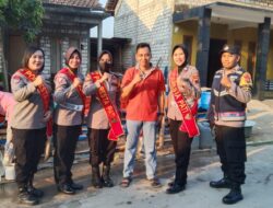 Polwan Polresta Pati Adakan Baksos Penyaluran Air Bersih ke Desa Tlogomojo Kecamatan Batangan