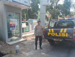 Rawan Pembobolan, Patroli Polsek Sluke Intensif Sambangi Mesin ATM di Wilayahnya
