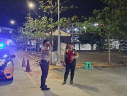Malam Dinihari, Sat Samapta Polres Rembang Rutin Patroli di Obvit dan Sambang Security