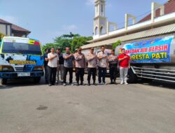 Sat Reskrim Polresta Pati Salurkan 10 Tangki Air Ke Warga di Kecamatan Winong dan Pucakwangi