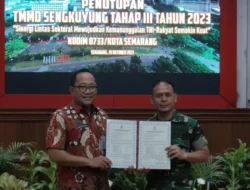 Sekda Semarang Ajak Jaga Hasil Pembangunan TMMD Sengkuyung Tahap III 2023
