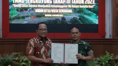 Sekda Semarang Ajak Jaga Hasil Pembangunan TMMD Sengkuyung Tahap III 2023