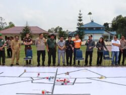 Tactical Floor Game Digelar Polres Humbahas Jelang Pemilu Serentak 2024