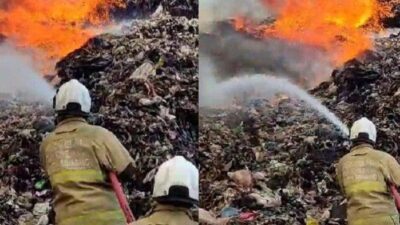 Tumpukan Sampah di TPA Jatibarang Semarang Terbakar Lagi, Api Diduga dari Bara Sisa Kebakaran Lalu