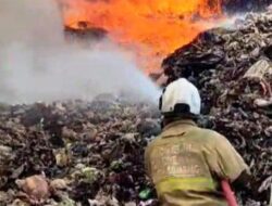 Sempat Padam, TPA Jatibarang Semarang Kembali Terbakar