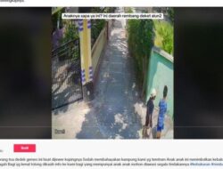 Viral Dua Bocah Diduga Iseng Bakar Lahan di Lokasi Padat Rumah di Rembang