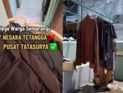 Panas Banget, Pria di Semarang Jemur Baju 30 Menit Langsung Kering