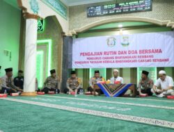 Pengajian Rutin & Do’a Bersama di Masjid Annuraniyah Dihadiri Kapolres Rembang