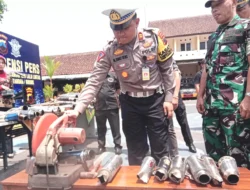 Jelang Pemilu 2024, Polres Banjarnegara Amankan 246 Motor Knalpot Brong