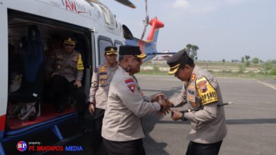Wakapolda Jateng Cek Perbatasan Cepu – Jawa Timur Jelang Pemilu 2024