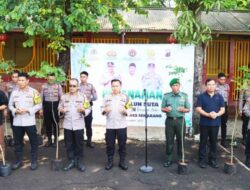 Polrestabes Semarang Tanam 1.350 Bibit Pohon dalam Gerakan Serentak Penanaman Jutaan Pohon Polri