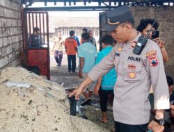 Kebakaran Dapur Produksi Krapyak di Wedarijaksa, Polisi : Kerugian ditaksir Rp. 100 Juta