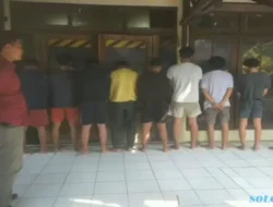 Hendak Tawuran di Siwalan Gayamsari, 10 Pemuda Diciduk Polrestabes Semarang