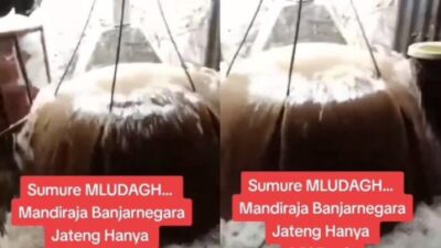 Viral Air Sumur di Dapur Rumah Warga Banjarnegara Membludak dan Timbulkan Semburan, Nyaris Tenggelam