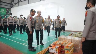 Bantu Tenaga Manggala Agni, Polda Sumsel Tambah 50 Personel di Pampangan