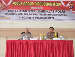FGD Moderasi Beragama Polresta Palangka Raya Dukung Penelitian STIK Lemdiklat Polri