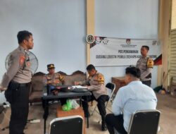 Wakapolres Batang Cek Gudang Logistik KPU dalam Rangka Operasi Mantap Brata Candi