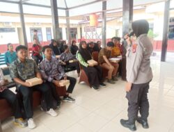 Sat Binmas Polres Lamandau Gelar Sosialisasi Pencegahan TPPO pada Pemuda-Pemudi