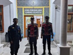 Polres Humbahas Gencarkan Patroli Tingkatkan Keamanan Kantor KPU dan Bawaslu