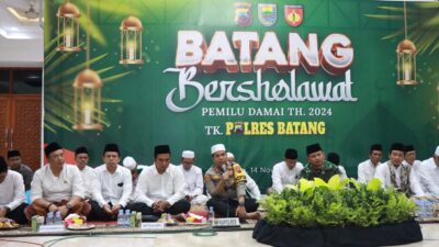 Batang Berselawat: Doa Bersama Menjaga Keamanan Kabupaten Batang