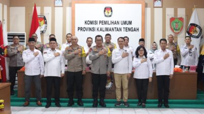 Jaga Kondusifitas Kamtibmas Jelang Pemilu, Kapolda Kalteng Kunjungi KPU Provinsi Kalteng