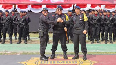 HUT ke-78 Brimob, Dua Pimpinan Polda Kalteng Diangkat Jadi Warga Kehormatan