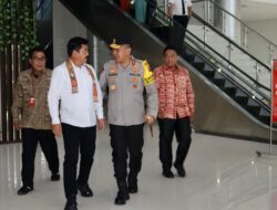 Kedatangan Menteri ATR/BPN di Bumi Tambun Bungai Disambut Kapolda Kalteng
