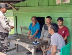 Personil Polsek Lintongnihuta Berikan Himbauan dan Dialog dengan Warga