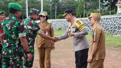 Danrem 102/Pjg Kunker di Bumi Bahaum Bakuba, Kapolres Lamandau Beri Sambutan Hangat