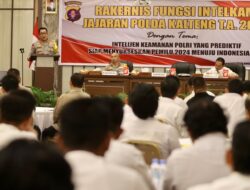 Tingkatkan Kinerja, Kapolda Kalimantan Tengah Buka Rakernis Fungsi Intelkam