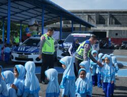 326 Anak Paud dan TK Ikuti Kegiatan Polisi Sahabat Anak di Ditlantas Polda Aceh