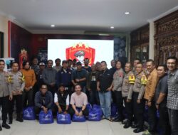 Bersama Jurnalis, Polrestabes Semarang Gelar Cooling System Pemilu 2024