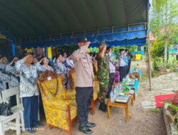 Bhabinkamtibmas Polres Lamandau Hadiri Peringatan HGN ke-78 di Desa Bumi Agung
