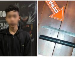 Petugas Polisi Tertabrak saat Menangkap Remaja Bawa Baton Sword di Pati