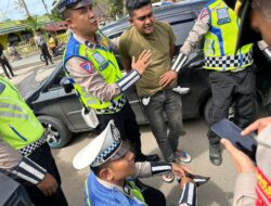 Anggota Satlantas Polres Aceh Tamiyang Berhasil Ungkap Sabu 10 Kilogram