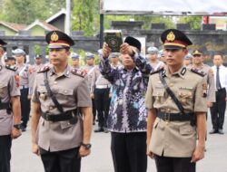 Kapolres Rembang Pimpin Upacara Serah Terima Jabatan Kasat Narkoba & Kapolsek Pamotan